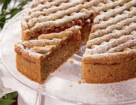 Österreichische Linzer Torte mit Ribiselmarmelade