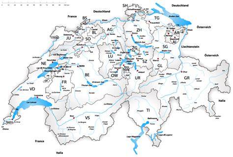 Überblick Schweizer Schokoladenmuseen (Karte)