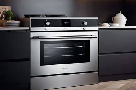 Übersicht: Backofen, Küchenmaschine, Zubehör und Kochfeld in einer modernen Küche