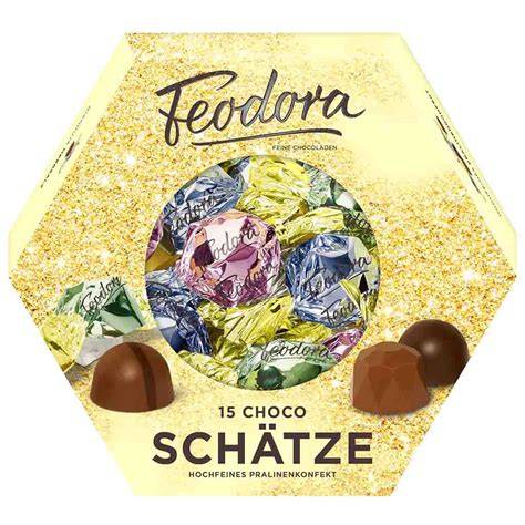 Übersicht Feodora Schokoladenprodukte