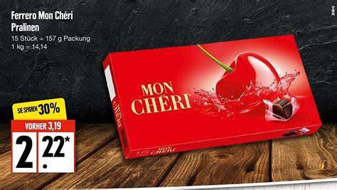 Übersicht erhältlicher Mon Chéri Verpackungen
