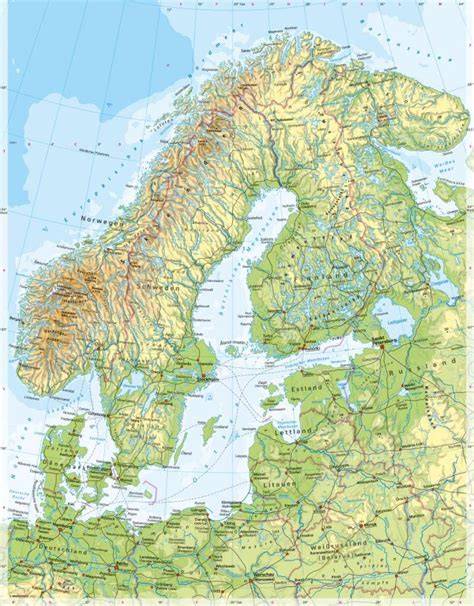 Übersichtskarte Skandinavische Backregionen