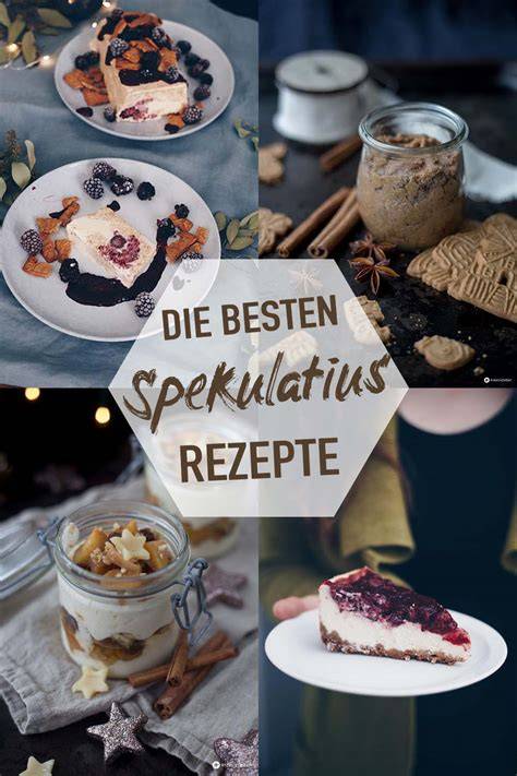 Übersichtstabelle Spekulatius-Desserts