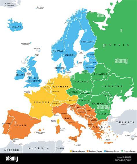Übersichtstafel mit regionalen Gugelhupf-Varianten in Europa