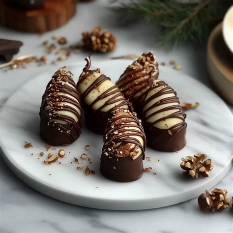 Überzogene Erdnussbutter-Pralinen mit Deko-Streuseln