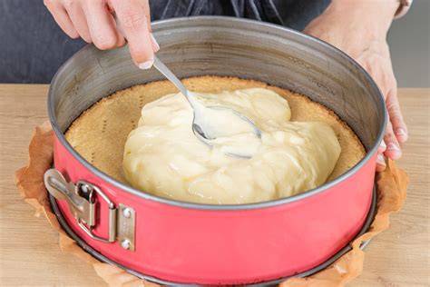 18 cm Springform Kuchen im Anschnitt