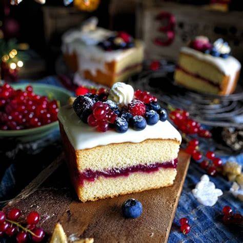 3-Tage-Torte mit Schmandcreme und Beeren