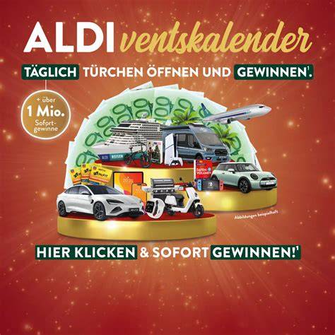 ALDI-Adventskalender-Auswahl