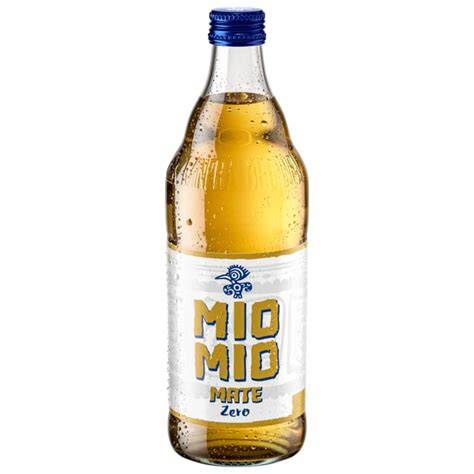 Abbildung: Mio Mio Mate Zero Flasche und Pfandsystem