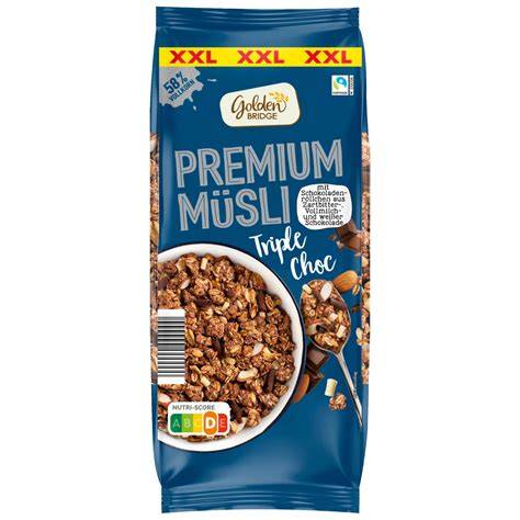 Abbildung: Produktetikett Aldi Knusperone Schoko Müsli