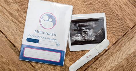 Abbildung Mutterpass mit Markierung auf Urinuntersuchungsbereich