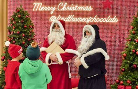 Adventsaktionen im Lindt Home of Chocolate: Glücksrad, Samichlaus, Christmas Jumper