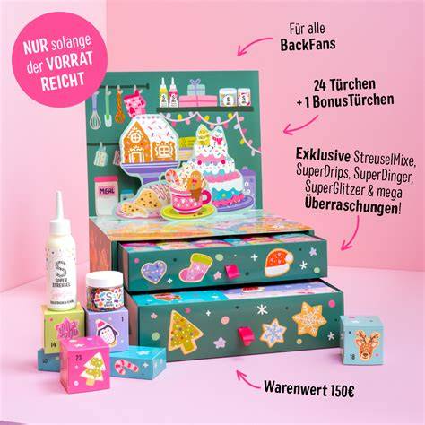 Adventskalender Super Streusel - Produktübersicht