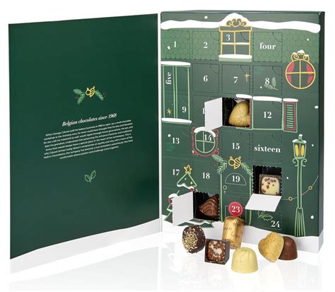 Adventskalender mit selbstgemachten Pralinen