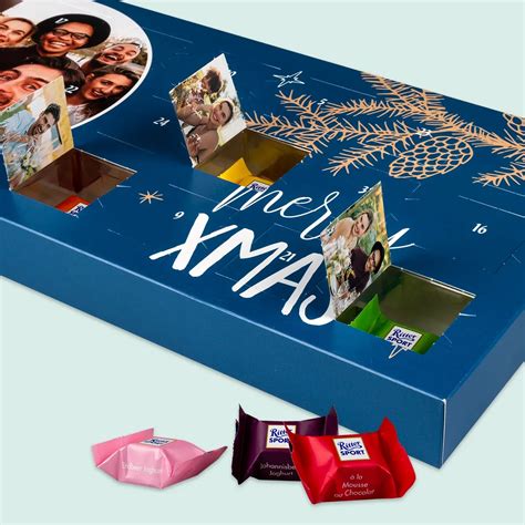 Adventskalender und Geschenkboxen mit Schokolade