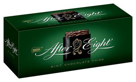 After Eight Originalverpackung und Minzschokolade