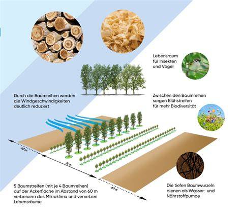 Agroforstsystem mit Kakao und Schattenbäumen