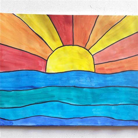Airbrush am Beispiel Sonnenuntergang - Schritt für Schritt