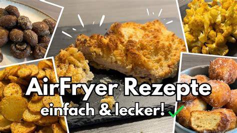 Airfryer-Backofen: kleine Kuchen und Schnecken