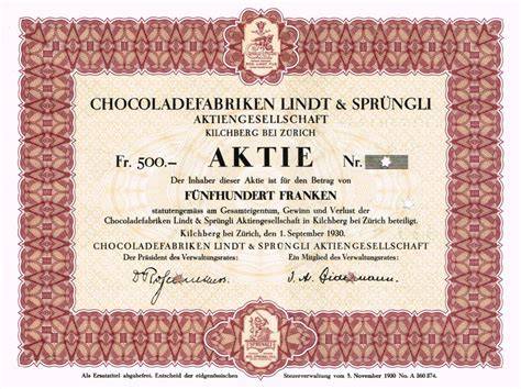 Aktie Lindt & Sprüngli