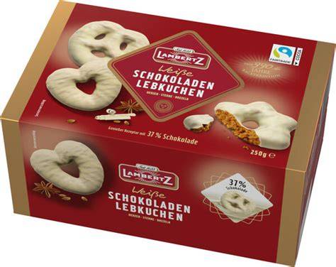 Aktuelle Lambertz Lebkuchen-Dose mit Weihnachtsmotiv