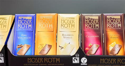 Aldi Moser Roth und Choceur Schokoladen Verpackungen
