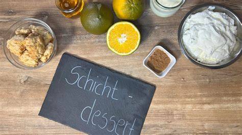Alle Zutaten für das Schichtdessert im Überblick