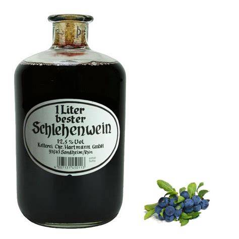 Alle nötigen Zutaten für traditionellen Schlehenwein