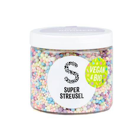 Allergenfreie bunte Streusel: glutenfrei, laktosefrei, vegan