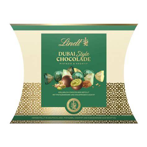 Allergenhinweise und Zutatenliste der Lindt Dubai Schokolade