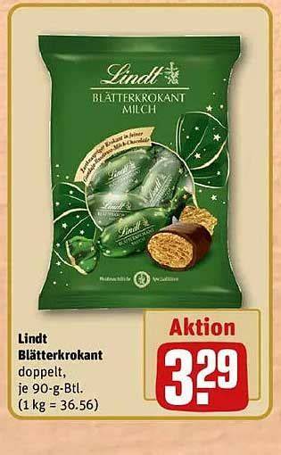 Allergeninformationen Lindt Blätterkrokant Milch