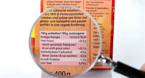 Allergiehinweis auf Lebensmittelverpackung