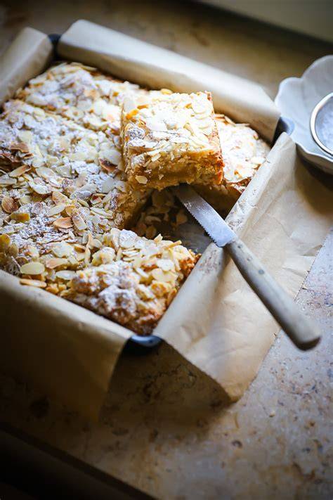 Almond Croissant Blondies