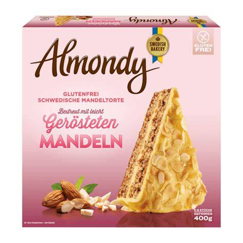 Almondy Torten-Sortiment verschiedener Handelsketten