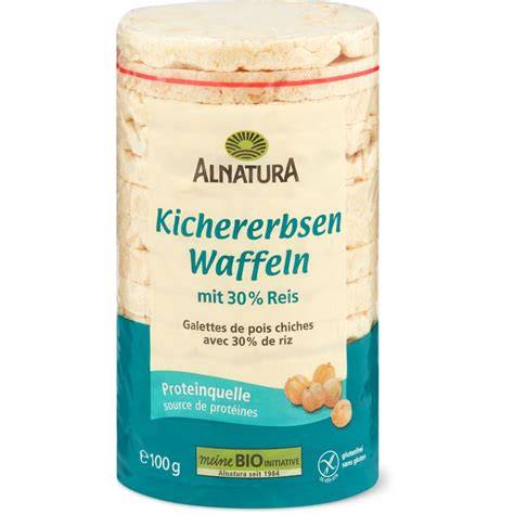 Alnatura Kichererbsen Waffeln Packung