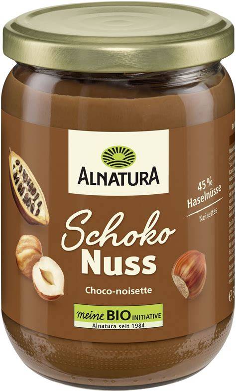 Alnatura Schoko Nuss Riegel mit Haselnüssen und Schokoladenstücken