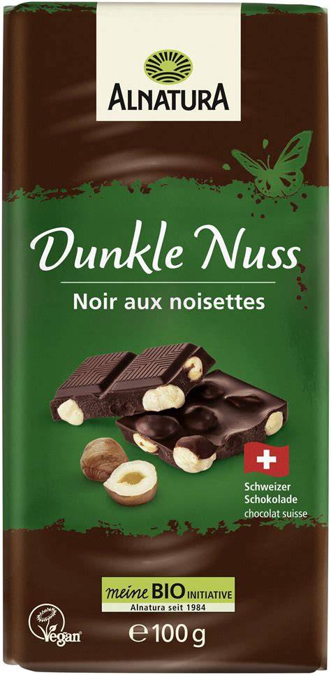 Alnatura Schokolade mit Keks Produktverpackung