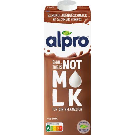 Alpro Not Milk Schokolade Verpackung und Inhaltsstoffe