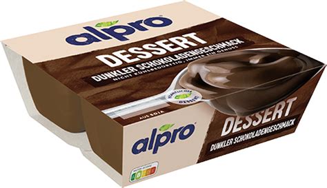 Alpro Schoko Haselnuss Dessert - Zutaten und Zusammensetzung