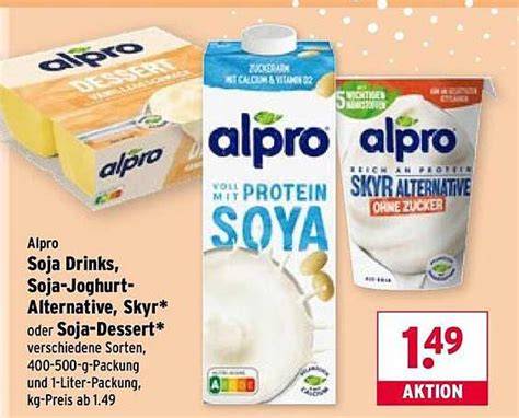 Alpro Schokoladenpudding Packung und Inhalt