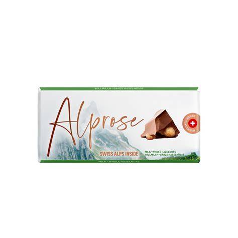 Alprose Tafeln und Täfeli in Verpackung