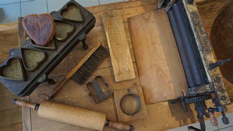 Alte Formen und Werkzeuge im Pfefferkuchenmuseum Pulsnitz