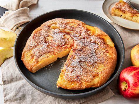 Alternative: Apfel-Speck-Pfannenkuchen in der Pfanne