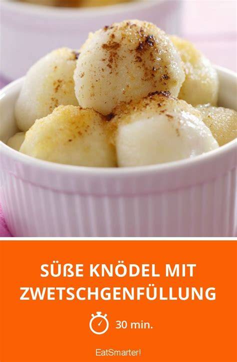 Alternative süße Knödel mit Äpfeln und Zimtzucker