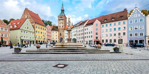 Altstadt Landsberg am Lech mit Marktplatz und berühmten Sehenswürdigkeiten