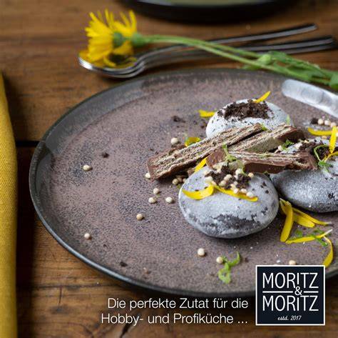 Amaretto-Trüffel auf Teller, dekorativ arrangiert
