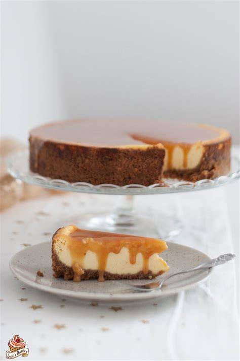 American-Style Cheesecake mit Karamelltopping