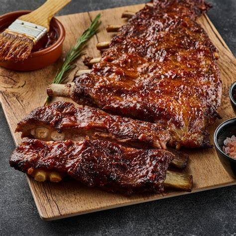 Amerikanische BBQ-Tradition Spareribs