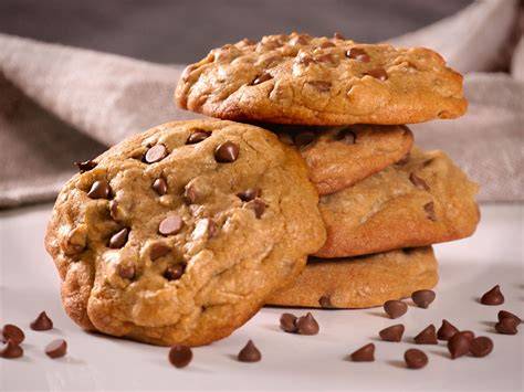 Amerikanische Cookies und Milch - klassischer Genuss