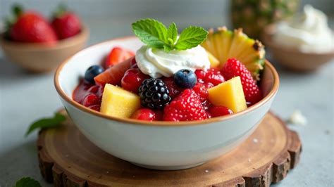 Ananas und verschiedene Beeren für Marmeladenvielfalt